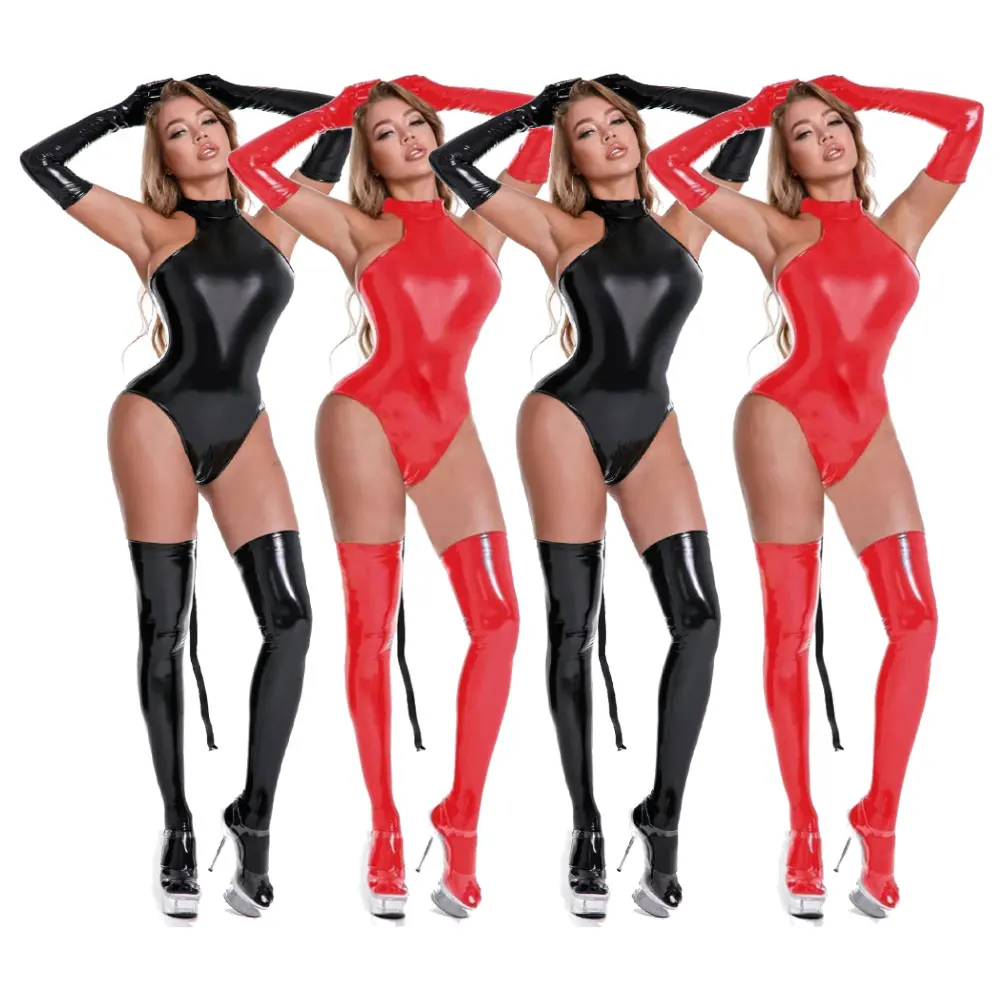 Open Crotch Glossy Leather Bodysuit Women Sexy Glossy PU Leather Bodysuit Wet Look Latex Catsuit Exotic Zip Open Crotch Jumpsuit
Open Crotch Glossy Leather Bodysuit Women Sexy Glossy PU Leather Bodysuit Wet Look Latex Catsuit Exotic Zip Open Crotch Jumpsuit