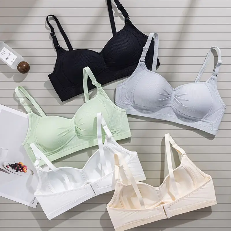 Youthful Thin-Strap Bra for Teenage Girls Prevents Sagging Gathered Design Suitable for Puberty Development Period U-Neck Style
Youthful Thin-Strap Bra for Teenage Girls Prevents Sagging Gathered Design Suitable for Puberty Development Period U-Neck Style