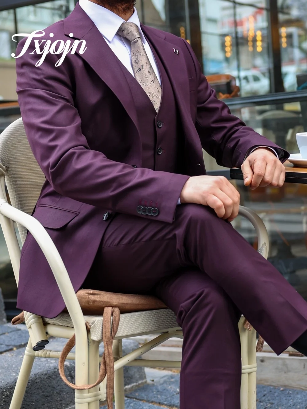 Luxury Purple Men Suit Set 3PCS 2025 Classic Notched Lapel Men Suit For Best Man Formal Performance Suit Trajes For Hombr
Luxury Purple Men Suit Set 3PCS 2025 Classic Notched Lapel Men Suit For Best Man Formal Performance Suit Trajes For Hombr