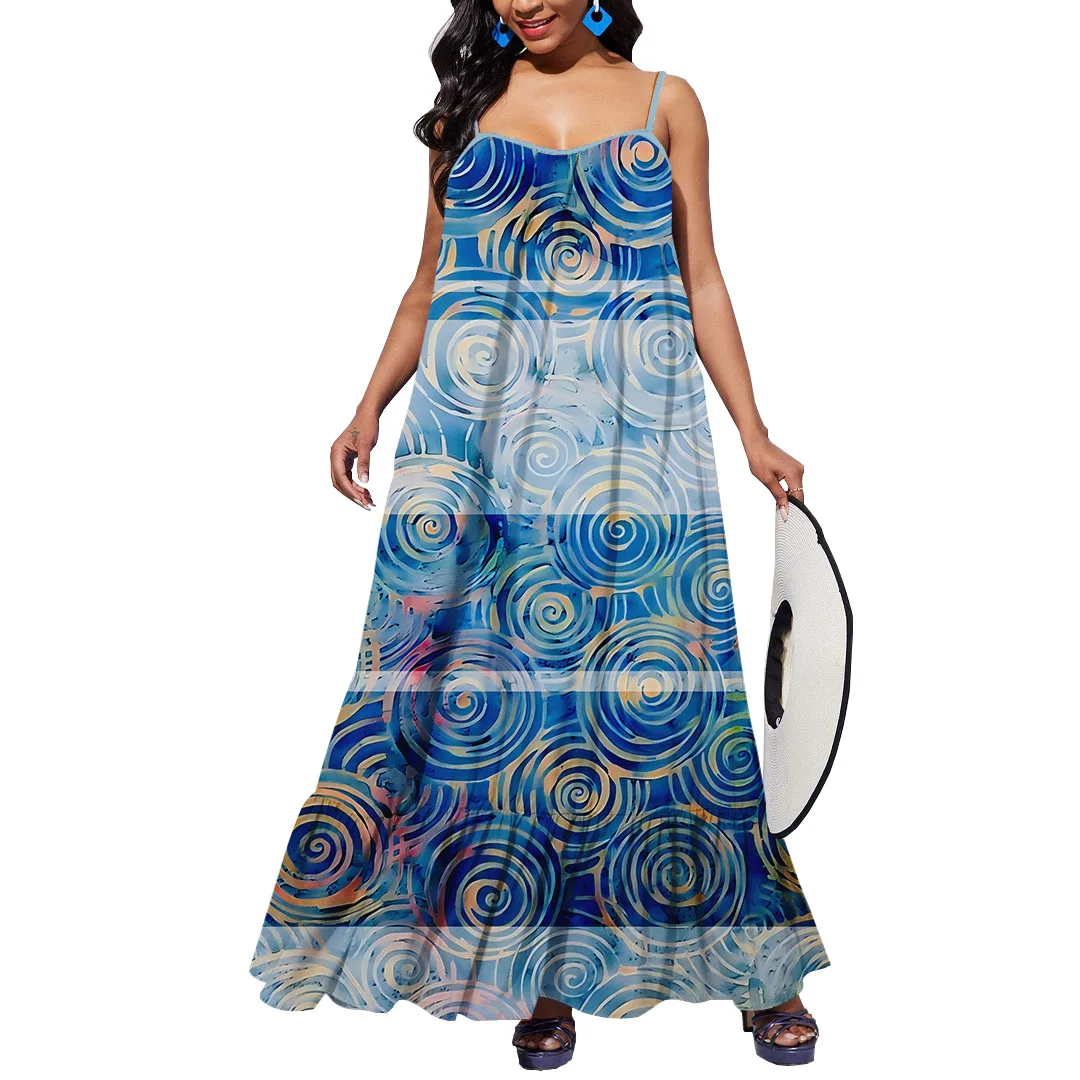 Mermaid Sling Dress Skirt Hawaiian Lehua Print on Demand Elegant Dresses Women Maxi Strap Dress Summer Custom Clothes
Mermaid Sling Dress Skirt Hawaiian Lehua Print on Demand Elegant Dresses Women Maxi Strap Dress Summer Custom Clothes