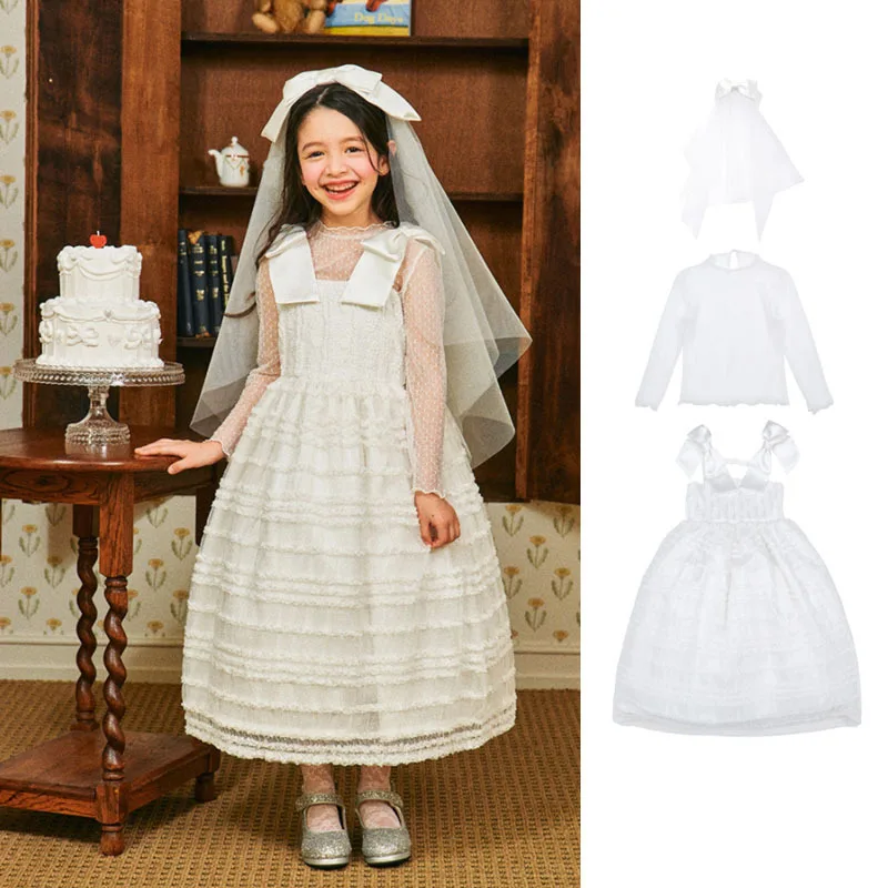 Spot BEBEBEBE 2024 Spring/Summer Girls' Dress Cute Princess Style Fluffy Lace Dress Two Piece Set girls clothes
Spot BEBEBEBE 2024 Spring/Summer Girls' Dress Cute Princess Style Fluffy Lace Dress Two Piece Set girls clothes