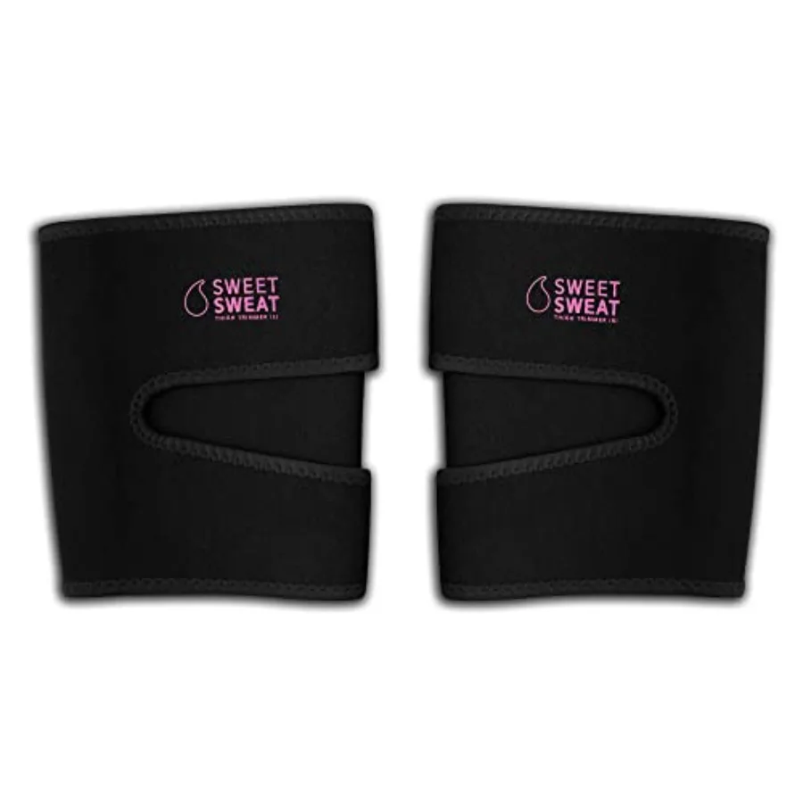 Sweet Sweat Thigh Trimmers for Men and Women Increases Sweat and Activity to the Thighs during Exercise Pink Logo, Medium
Sweet Sweat Thigh Trimmers for Men and Women Increases Sweat and Activity to the Thighs during Exercise Pink Logo, Medium