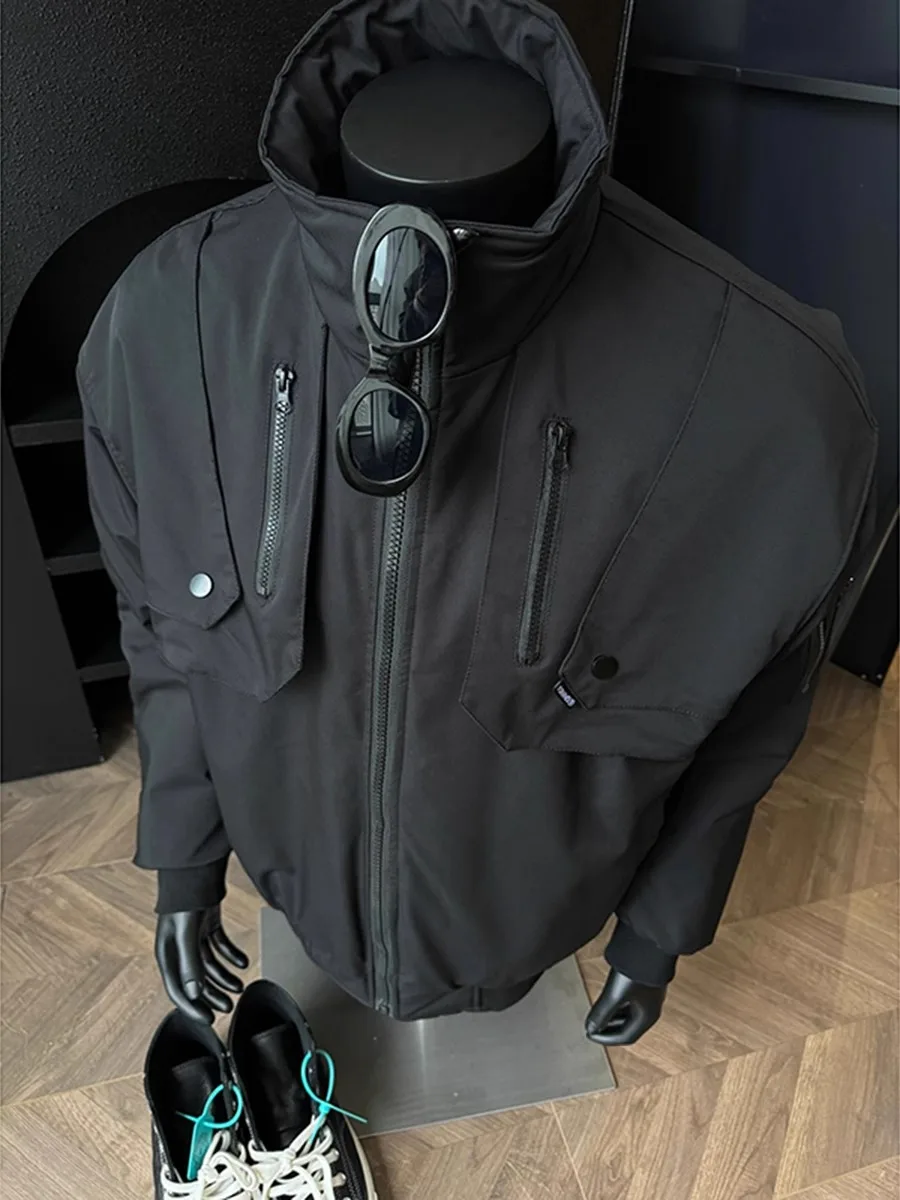 Мужская функциональная хлопковая куртка Bla American для осени и зимы, мотоциклетная, с воротником-стойкой, рабочая одежда, хлопковая куртка-пилот, декоративная отделка из хлопка.
Мужская функциональная хлопковая куртка Bla American для осени и зимы, мотоциклетная, с воротником-стойкой, рабочая одежда, хлопковая куртка-пилот, декоративная отделка из хлопка.