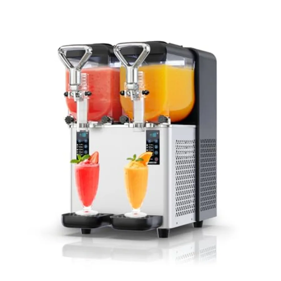 Slushy Machine for Home Commercial Use, Stainless Steel with Blue LED Lights, 400W Fast Chill Quiet Operation, No Ice Needed, 1
Slushy Machine for Home Commercial Use, Stainless Steel with Blue LED Lights, 400W Fast Chill Quiet Operation, No Ice Needed, 1
