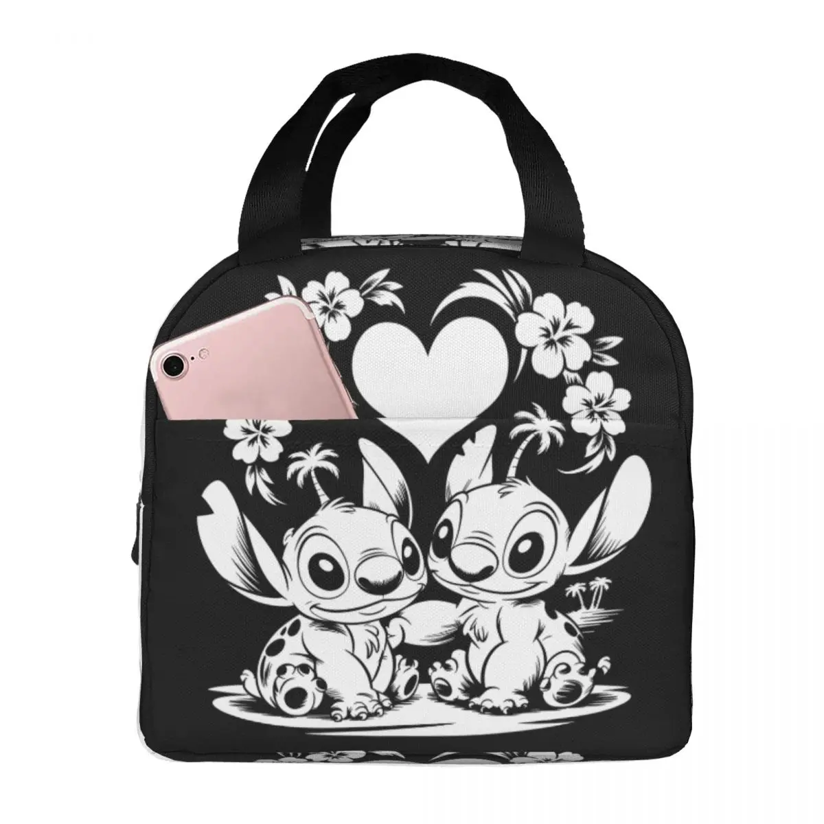 Stitch Cartoon Lunch Bag For Unisex Lunch Box Cute School Cooler Bag Portable Oxford Tote Food Bags
Stitch Cartoon Lunch Bag For Unisex Lunch Box Cute School Cooler Bag Portable Oxford Tote Food Bags