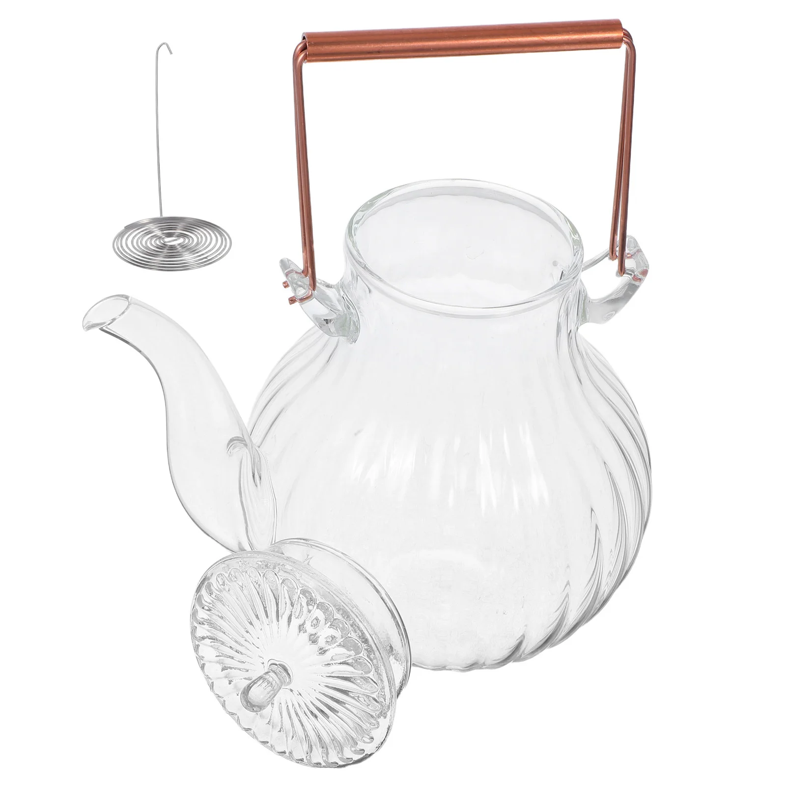 Glass Heat-Resistant Tea Kettle Large Capacity Stovetop Kettle for Water Heating Home Use Glass Teapot Tea Brewing Pot 
Glass Heat-Resistant Tea Kettle Large Capacity Stovetop Kettle for Water Heating Home Use Glass Teapot Tea Brewing Pot