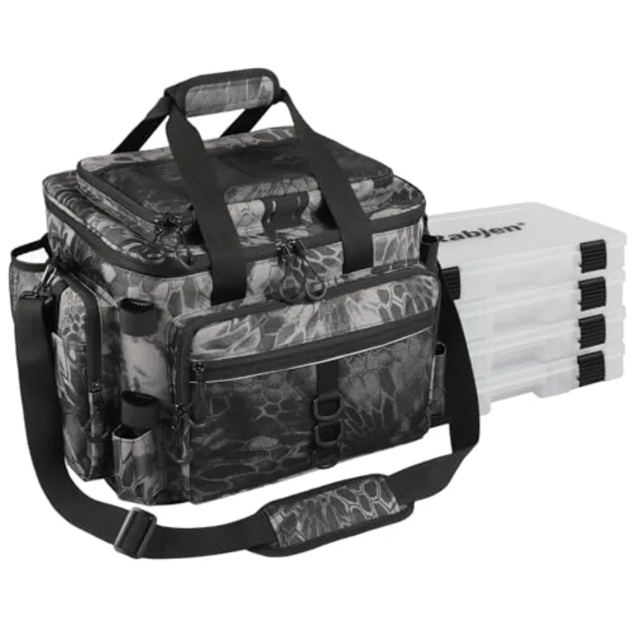Fishing Tackle Bag with Rod Holders and Cooler Main Compartment Large Capacity Fishing Bag for Organized Gear Storage
Fishing Tackle Bag with Rod Holders and Cooler Main Compartment Large Capacity Fishing Bag for Organized Gear Storage