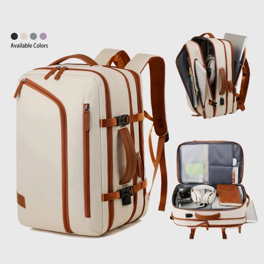 Waterproof Travel Backpack Expandable Large Capacity Luggage Bagpack USB Charging Port 15.6inch Computer Bag Working
Waterproof Travel Backpack Expandable Large Capacity Luggage Bagpack USB Charging Port 15.6inch Computer Bag Working