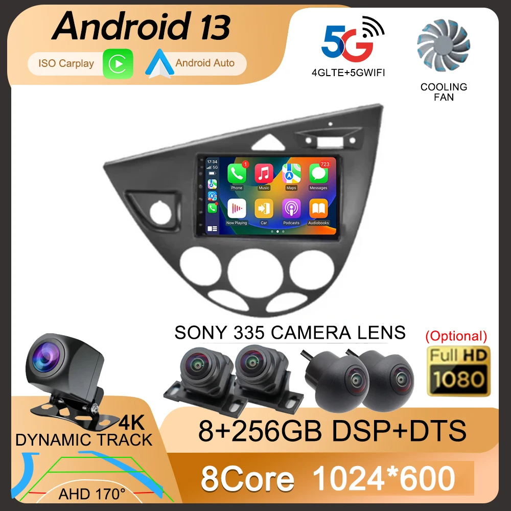 7“ Android 13 For Ford Fiesta 1995-2001 Focus MK1 1998-2004 7 Inch Multimedia Car Radio Stereo Carplay Autoradio Head Unit Auto
7“ Android 13 For Ford Fiesta 1995-2001 Focus MK1 1998-2004 7 Inch Multimedia Car Radio Stereo Carplay Autoradio Head Unit Auto