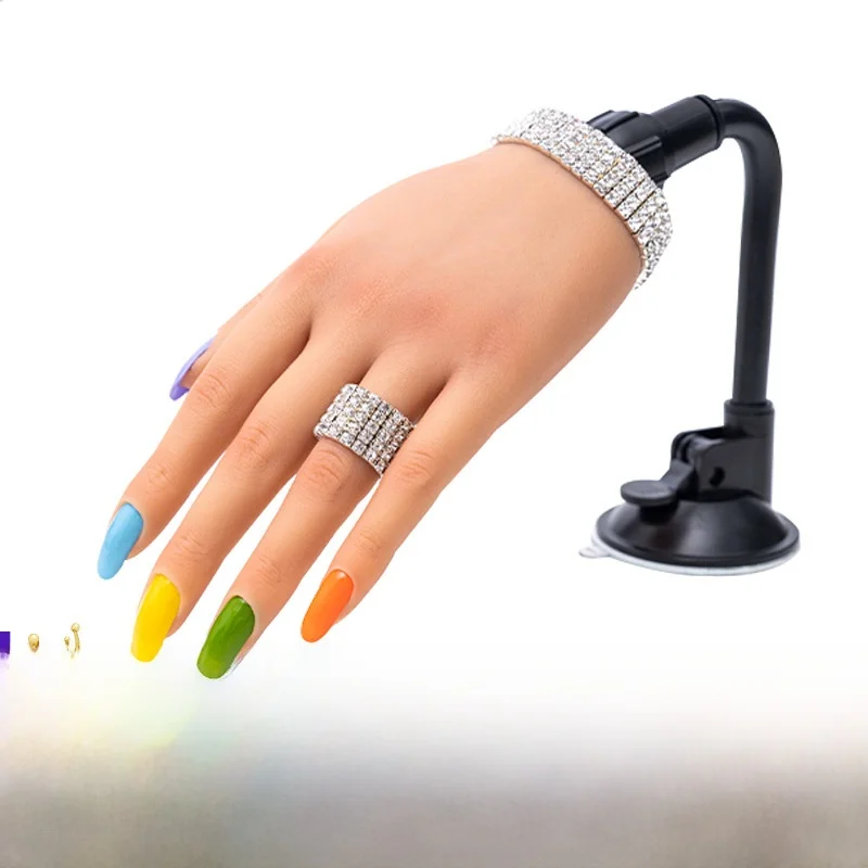 Flexible Silicone Nail Art Practice Hand Model with Joints And Fake Nails Cross-Border Hot S Beau eup Tool for Any Sk...
Flexible Silicone Nail Art Practice Hand Model with Joints And Fake Nails Cross-Border Hot S Beau eup Tool for Any Sk...