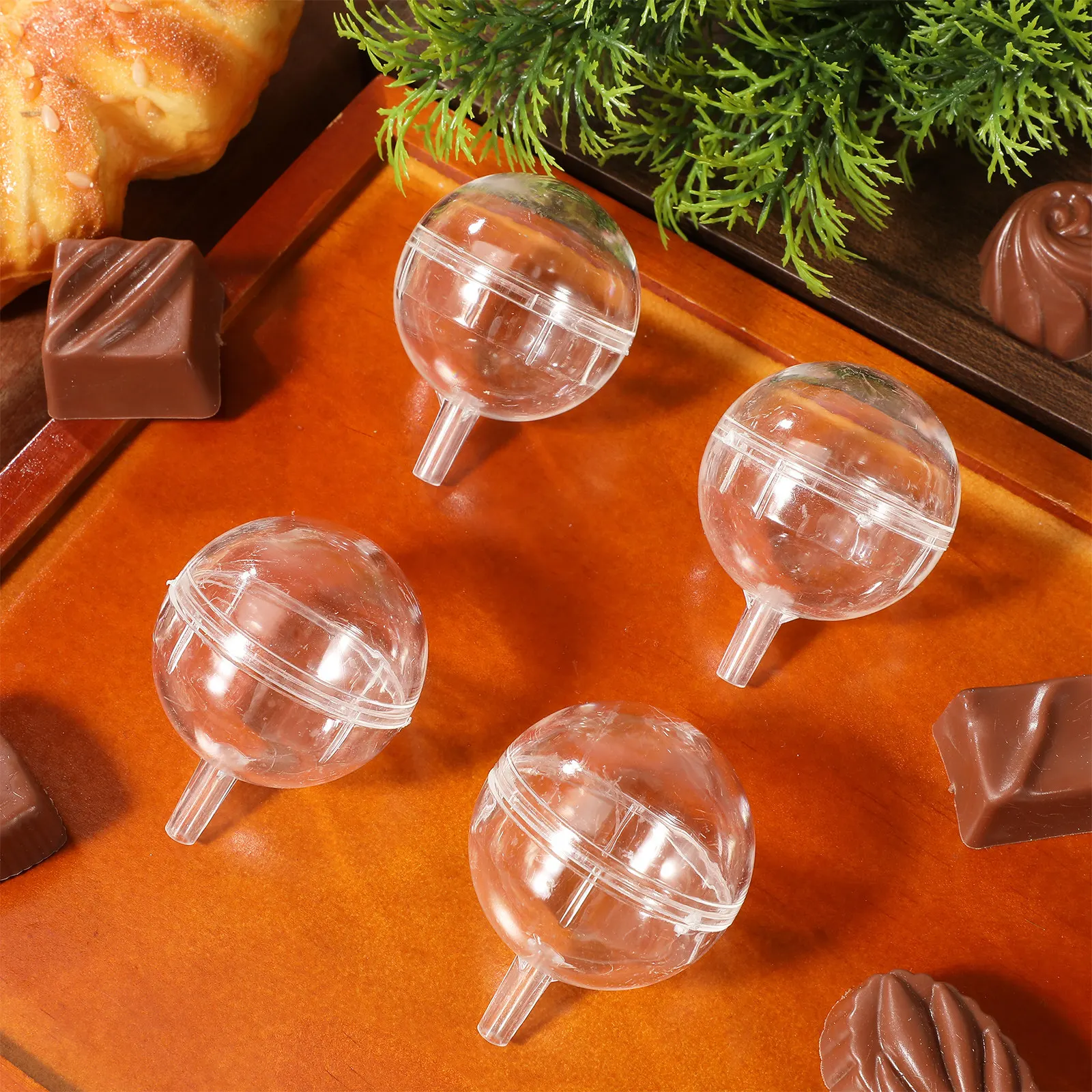 80Pcs Chocolate Bouquet Holder Transparent Cups Creative Candy Truffle Wrappers for Birthday Valentine Packaging
80Pcs Chocolate Bouquet Holder Transparent Cups Creative Candy Truffle Wrappers for Birthday Valentine Packaging