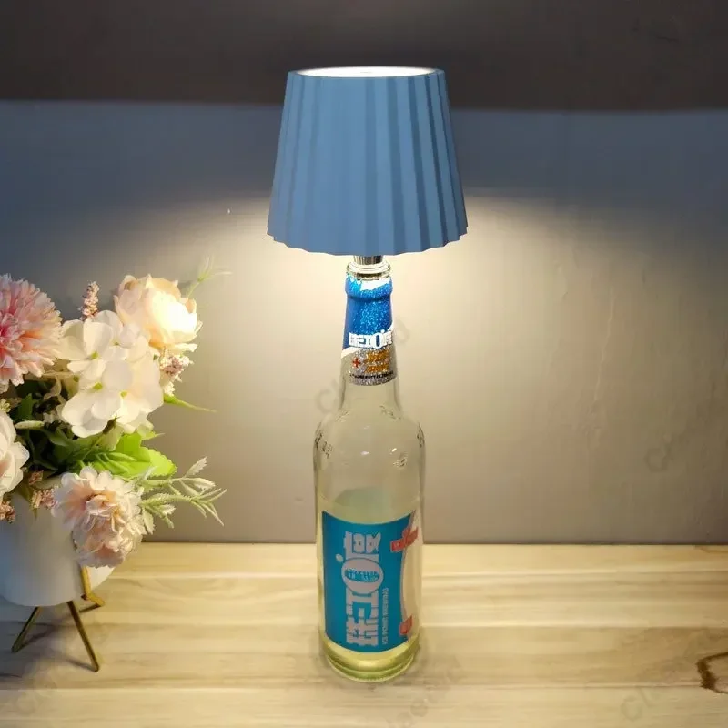LED Wine Bottle Base Rechargeable Desk Led Lamp Battery Operated Bar Restaurant Dining Mushroom Lamp holders Night Light Decor
LED Wine Bottle Base Rechargeable Desk Led Lamp Battery Operated Bar Restaurant Dining Mushroom Lamp holders Night Light Decor