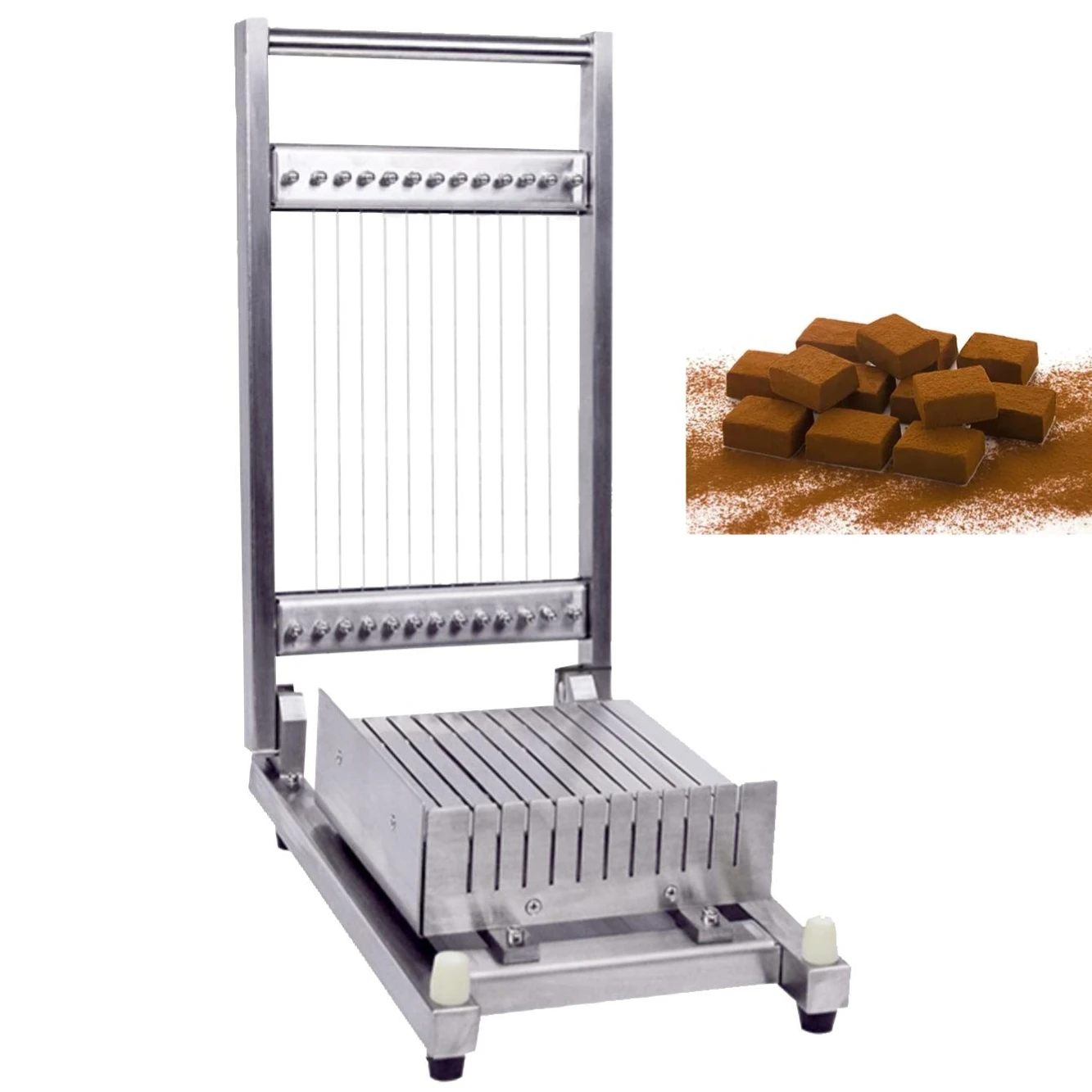 Small Size Chocolate Cutting Machine Manual Cheese Cake Wire Cutter Chocolate Bar Cutter
Small Size Chocolate Cutting Machine Manual Cheese Cake Wire Cutter Chocolate Bar Cutter