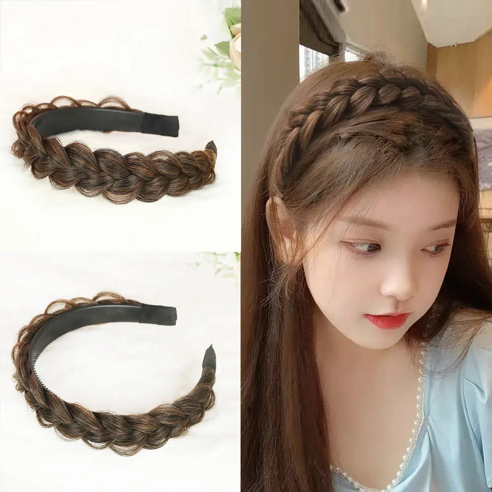 Women Fishbone Braid Headwear Wig Twist Braid Headband With Teeth Non-slip Headband Girls luxury Hair Accessories
Women Fishbone Braid Headwear Wig Twist Braid Headband With Teeth Non-slip Headband Girls luxury Hair Accessories
