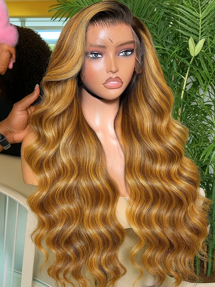 Highlight 13X4 Lace Frontal Human Hair Wigs 4/27 Ombre Colored Preplucked 30 Inch Body Wave Lace Front Wig Human Hair For Women
Highlight 13X4 Lace Frontal Human Hair Wigs 4/27 Ombre Colored Preplucked 30 Inch Body Wave Lace Front Wig Human Hair For Women