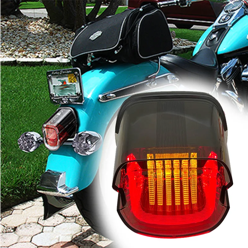 Motorcycle Tail Light LED Rear Lamp Taillight Brake Stop Turn Signals for H-arley D-avidson Sportster Softail Dyna Lay Down Supe
Motorcycle Tail Light LED Rear Lamp Taillight Brake Stop Turn Signals for H-arley D-avidson Sportster Softail Dyna Lay Down Supe
