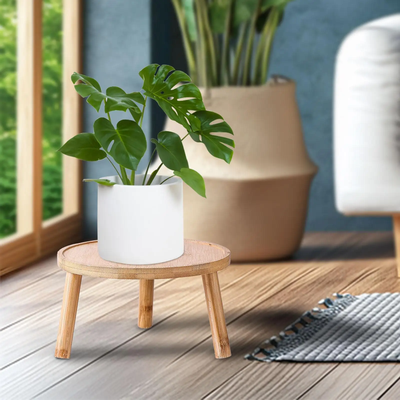 Mini Wooden Stool Plant Stand Flowerpot Rack Rustic Bonsai Rack Plant Stool Flower Pot Stool for Desktop Table Indoor Outdoor
Mini Wooden Stool Plant Stand Flowerpot Rack Rustic Bonsai Rack Plant Stool Flower Pot Stool for Desktop Table Indoor Outdoor