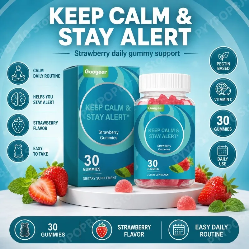 Googeer Strawberry Gummies with Vitamin C Maltose Syrup Pectin Sodium Citrate 30 CT Helps Keep Nails Healthy Feel Relaxed
Googeer Strawberry Gummies with Vitamin C Maltose Syrup Pectin Sodium Citrate 30 CT Helps Keep Nails Healthy Feel Relaxed