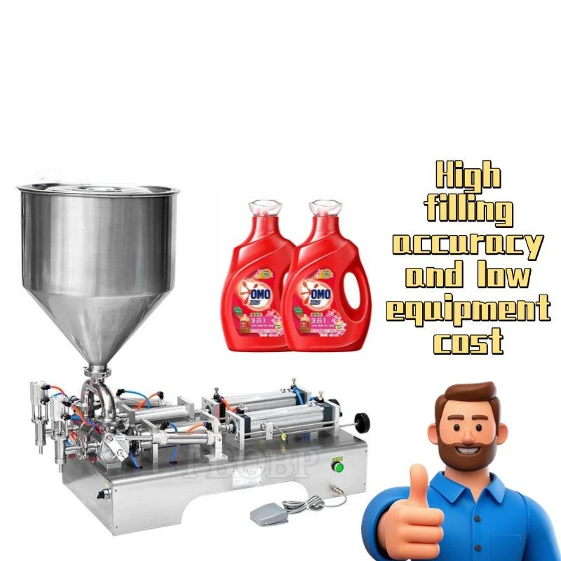 PBOBP Double Headed Paste Quantitative Canning Machine Horizontal Pneumatic Oil Oil Filling Machine
PBOBP Double Headed Paste Quantitative Canning Machine Horizontal Pneumatic Oil Oil Filling Machine