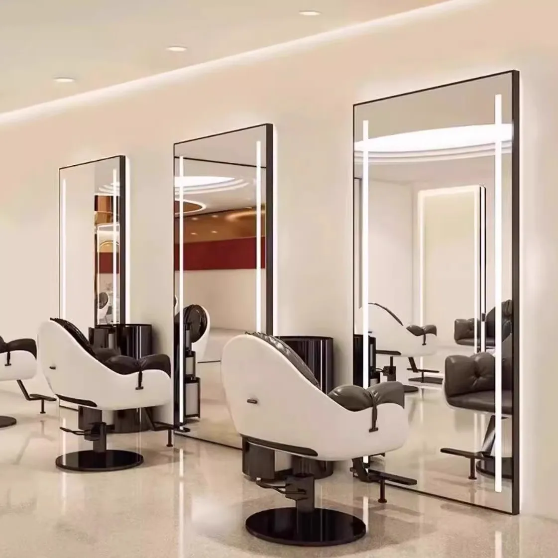 Square Internet celebrity barber shop mirror table barber shop mirror with lamp perm mirror hair salon light luxury single-sided
Square Internet celebrity barber shop mirror table barber shop mirror with lamp perm mirror hair salon light luxury single-sided