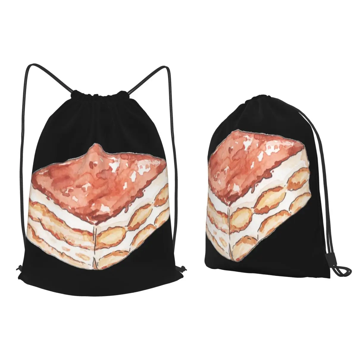 Tiramisu Backpacks Portable Drawstring Bags Sundries Bag Book Bags for Travel School
Tiramisu Backpacks Portable Drawstring Bags Sundries Bag Book Bags for Travel School