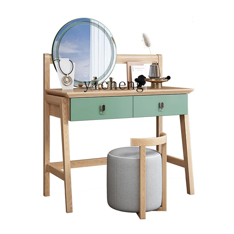 XL Solid Wood Makeup Table Ash Nordic Dressing Table Master Bedroom Dressing Table
XL Solid Wood Makeup Table Ash Nordic Dressing Table Master Bedroom Dressing Table