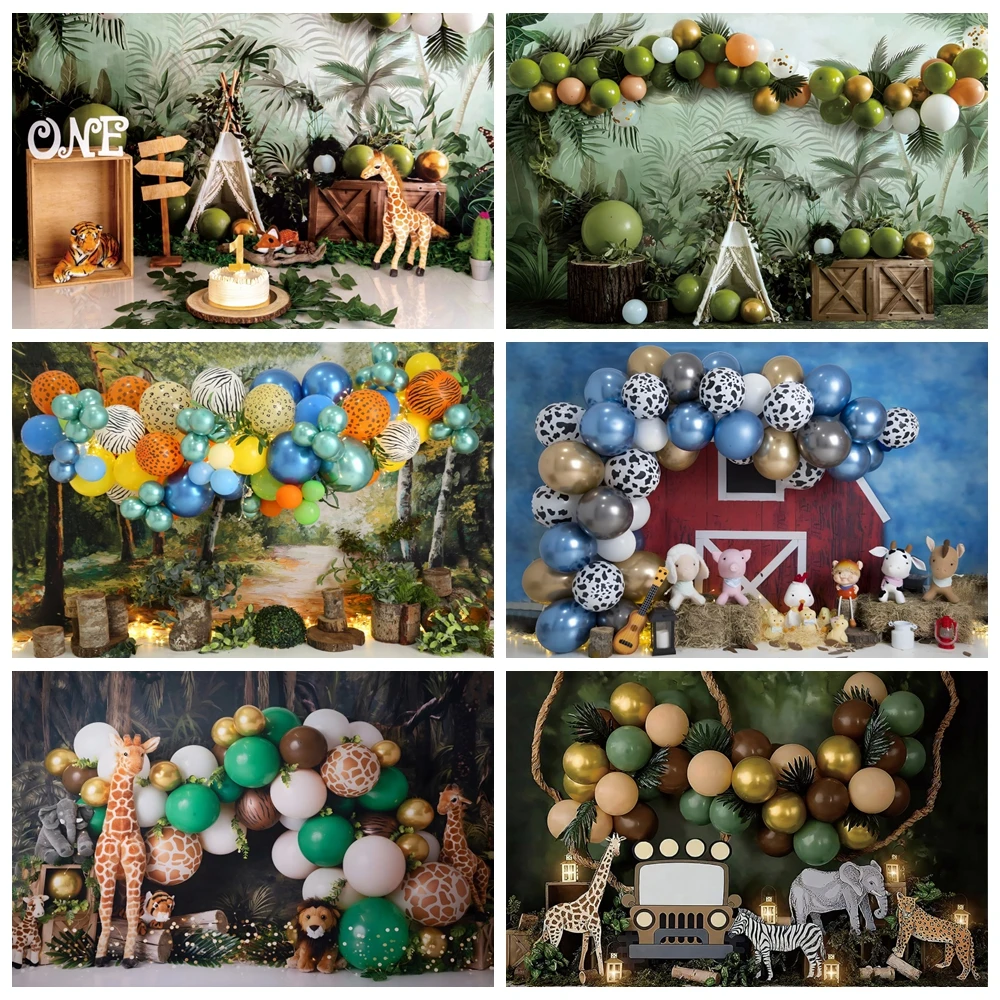 Jungle Safari Farm Animals Party Backdrop for Photography Newborn Baby 1st Birthday Portrait Photography Background Photo Studio
Jungle Safari Farm Animals Party Backdrop for Photography Newborn Baby 1st Birthday Portrait Photography Background Photo Studio