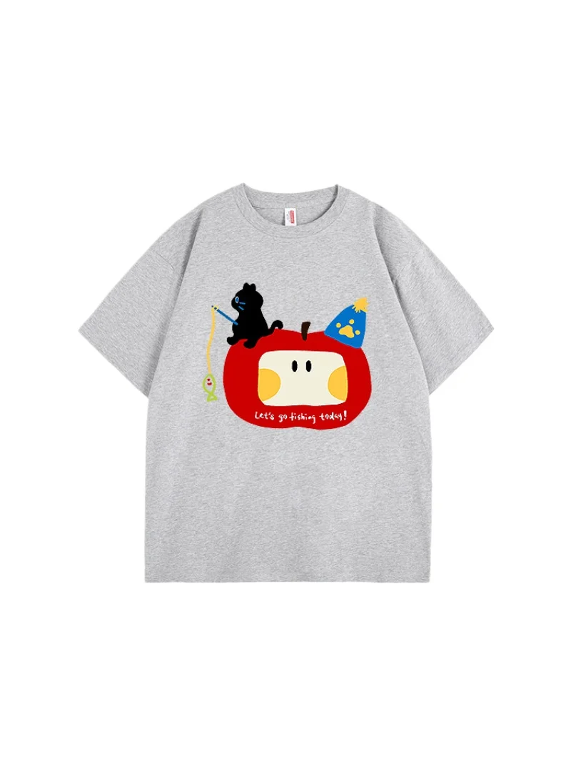 Футболка унисекс с принтом «Забавный котенок на яблочке», летняя коллекция 2026, нишевый дизайн
Футболка унисекс с принтом «Забавный котенок на яблочке», летняя коллекция 2026, нишевый дизайн