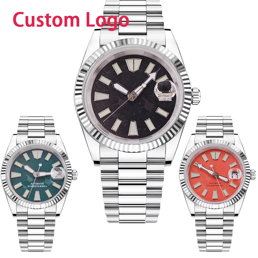 Men's Clock Automatic Watch Waterproof 36mm/39mm NH35 Mechanical Sapphire glass Luminous Men's Watches
Men's Clock Automatic Watch Waterproof 36mm/39mm NH35 Mechanical Sapphire glass Luminous Men's Watches