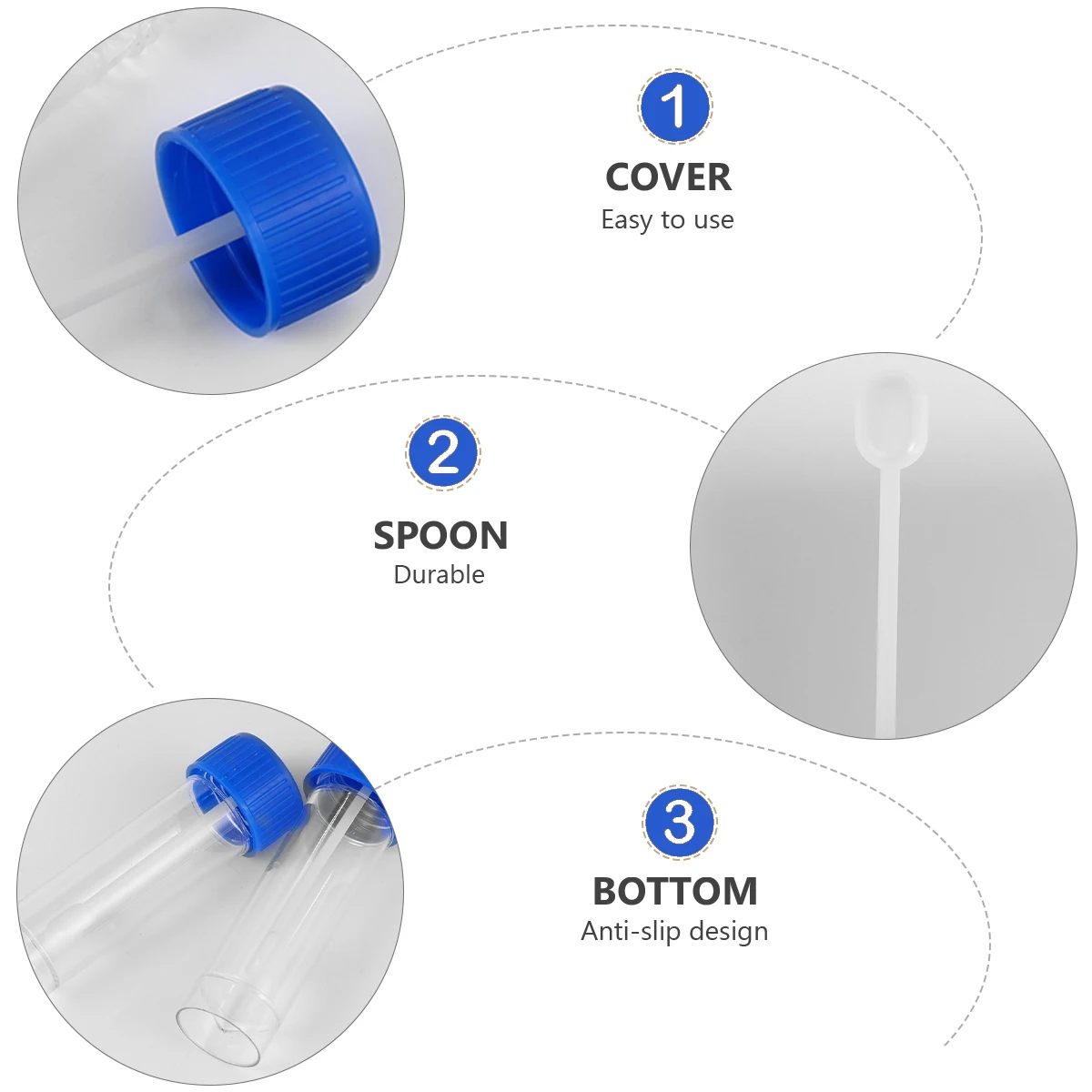 10pcs Clear Plastic Specimen Bottle Sample Container Stool Urine Cup Leakproof Lightweight Heat Resistant Medical Teaching Tool 
10pcs Clear Plastic Specimen Bottle Sample Container Stool Urine Cup Leakproof Lightweight Heat Resistant Medical Teaching Tool