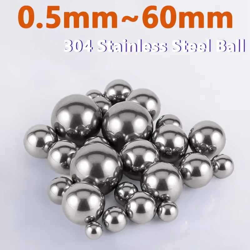 1-1000pcs Solid 304 Stainless Steel Ball Dia 0.5/0.7/0.8/1/1.4/1.5/1.8/2/2.38/2.5/3.175-60mm Precision Smooth Bearing Steel Ball
1-1000pcs Solid 304 Stainless Steel Ball Dia 0.5/0.7/0.8/1/1.4/1.5/1.8/2/2.38/2.5/3.175-60mm Precision Smooth Bearing Steel Ball