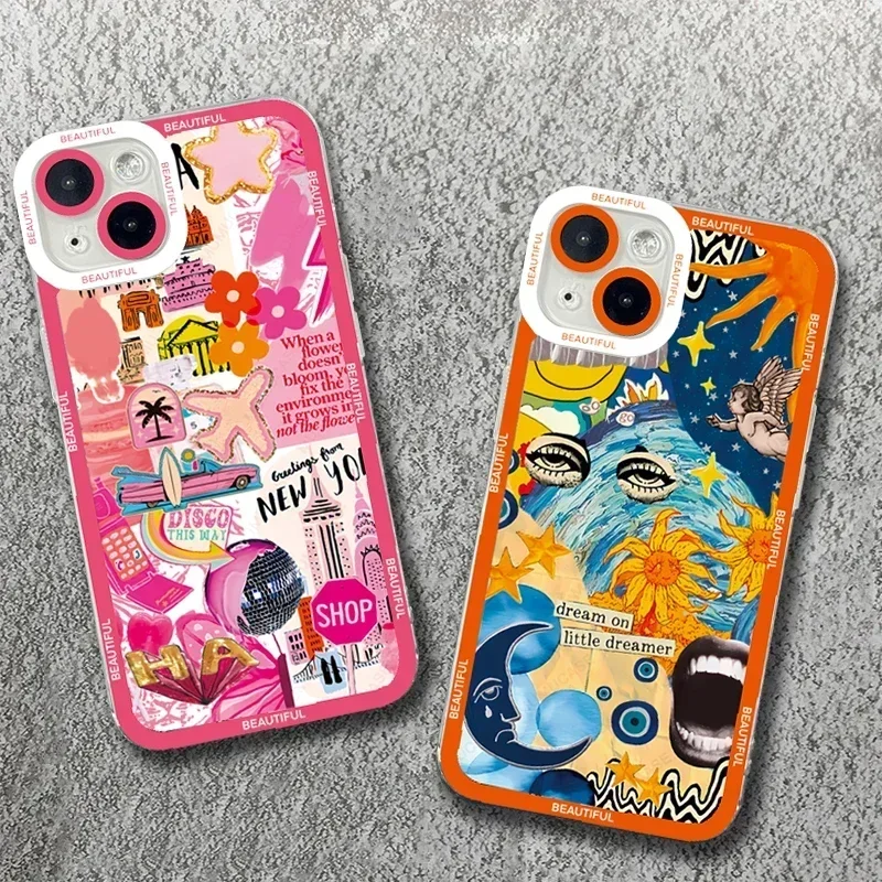 Fundas Cute Girl Style Stickers Pattern Phone Case For iPhone 16 15 14 13 12 11 Pro Max Mini X XS XR 7 8 Plus Shockproof Cover
Fundas Cute Girl Style Stickers Pattern Phone Case For iPhone 16 15 14 13 12 11 Pro Max Mini X XS XR 7 8 Plus Shockproof Cover