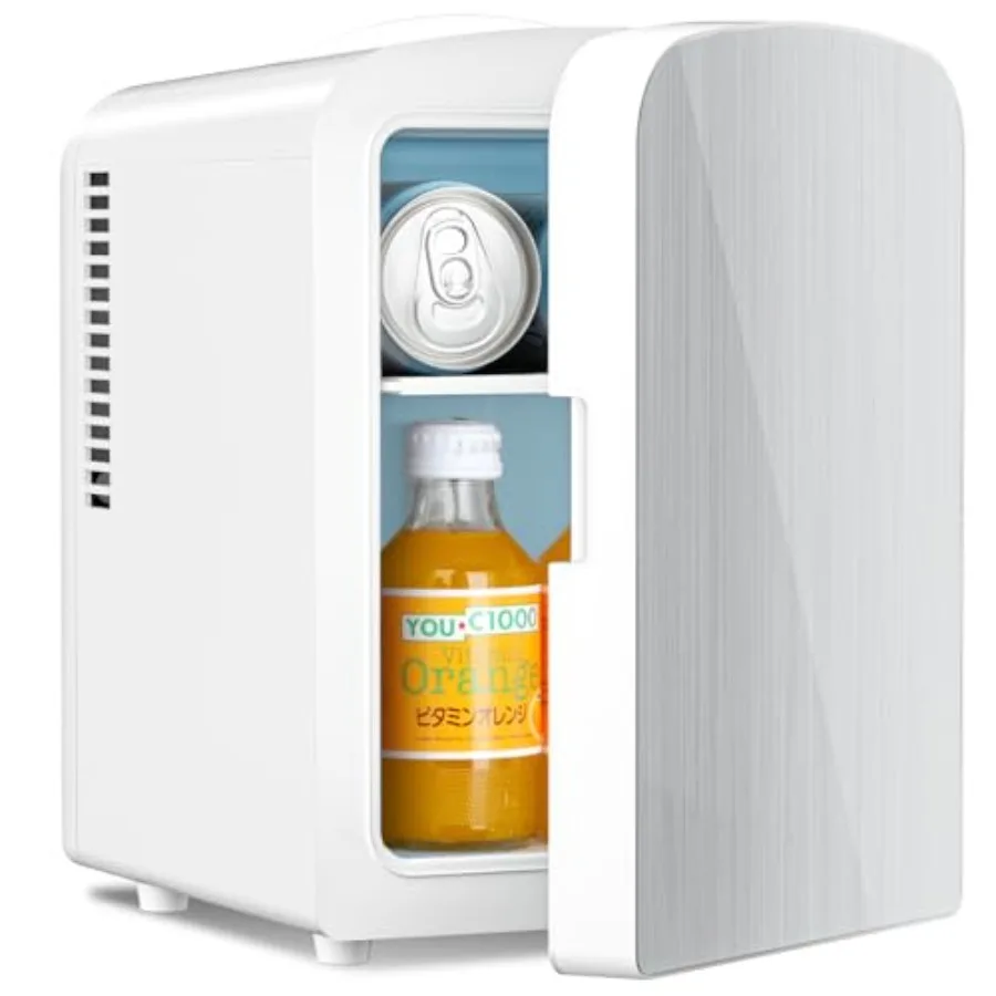 Compact Refrigerator, Portable Mini Fridge, Skin Care 4L Capacity/6 Cans, for Bedroom, Car, Office and Dorm, Small Cooler for C
Compact Refrigerator, Portable Mini Fridge, Skin Care 4L Capacity/6 Cans, for Bedroom, Car, Office and Dorm, Small Cooler for C