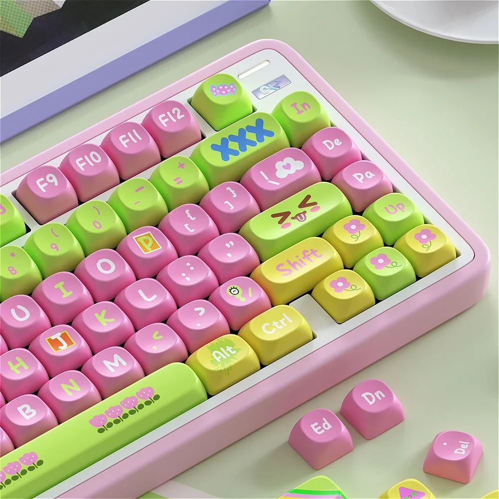 Dopamine 125-key SOA keyboard keycaps, custom keycaps, girls, cute keycaps, mechanical keyboard accessories
Dopamine 125-key SOA keyboard keycaps, custom keycaps, girls, cute keycaps, mechanical keyboard accessories