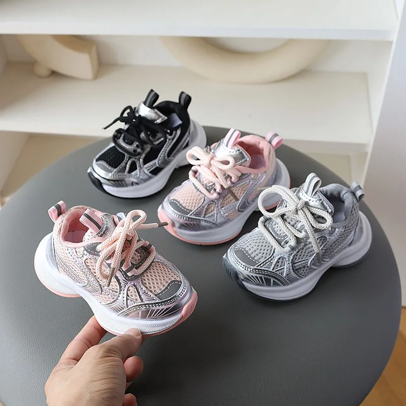 Children Casual Sports Shoe Soft-soled Breathable Mesh Shoe Spring Autumn Boy Girl Dad Sneakers Kids Casual Thick-soled Sneakers
Children Casual Sports Shoe Soft-soled Breathable Mesh Shoe Spring Autumn Boy Girl Dad Sneakers Kids Casual Thick-soled Sneakers