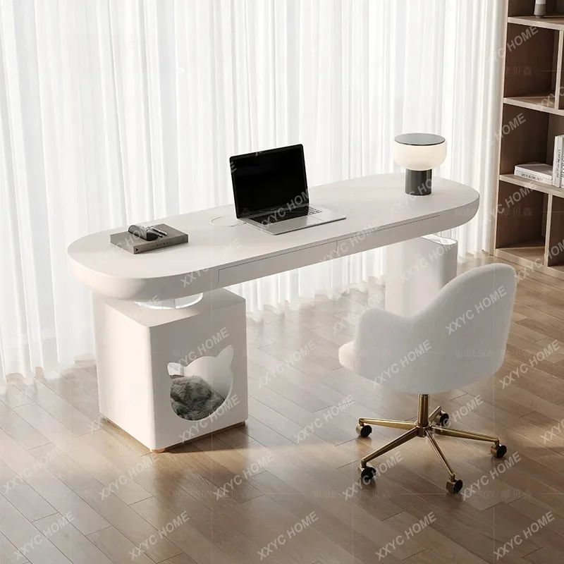 L Desk floating study desk light luxury modern high-end home acrylic
L Desk floating study desk light luxury modern high-end home acrylic