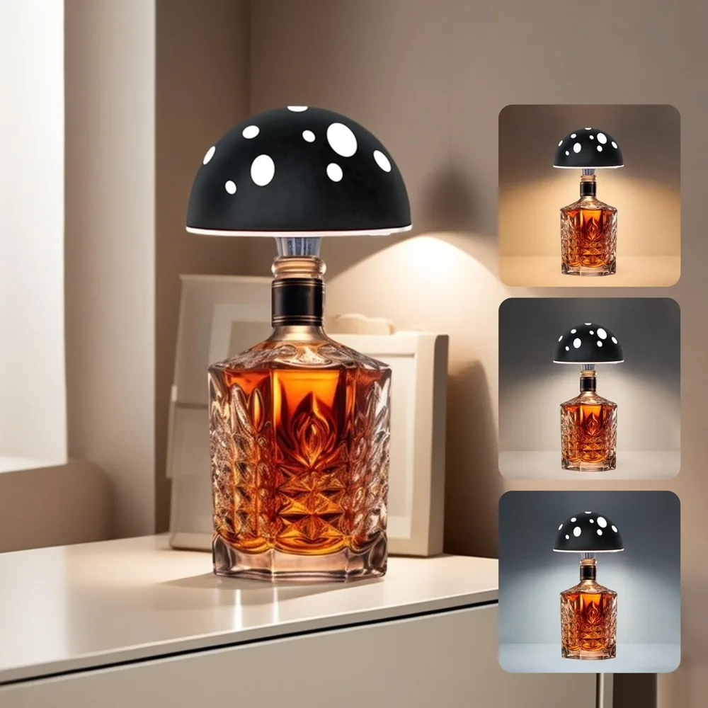 mushroom wine bottle light, led bottle lamp, rechargeable touch lamp with 4000mah, 3 level brightness wine bottle lampshade ligh
mushroom wine bottle light, led bottle lamp, rechargeable touch lamp with 4000mah, 3 level brightness wine bottle lampshade ligh
