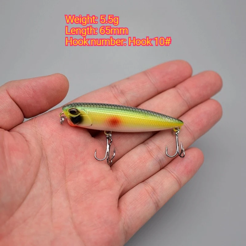 1pcs Pencil Fishing Lure 65mm 5.5g Artificial Twitch Hard Bait Floating Stickbait Bass Trout Fishing Tackle Carp Fishing Baits
1pcs Pencil Fishing Lure 65mm 5.5g Artificial Twitch Hard Bait Floating Stickbait Bass Trout Fishing Tackle Carp Fishing Baits