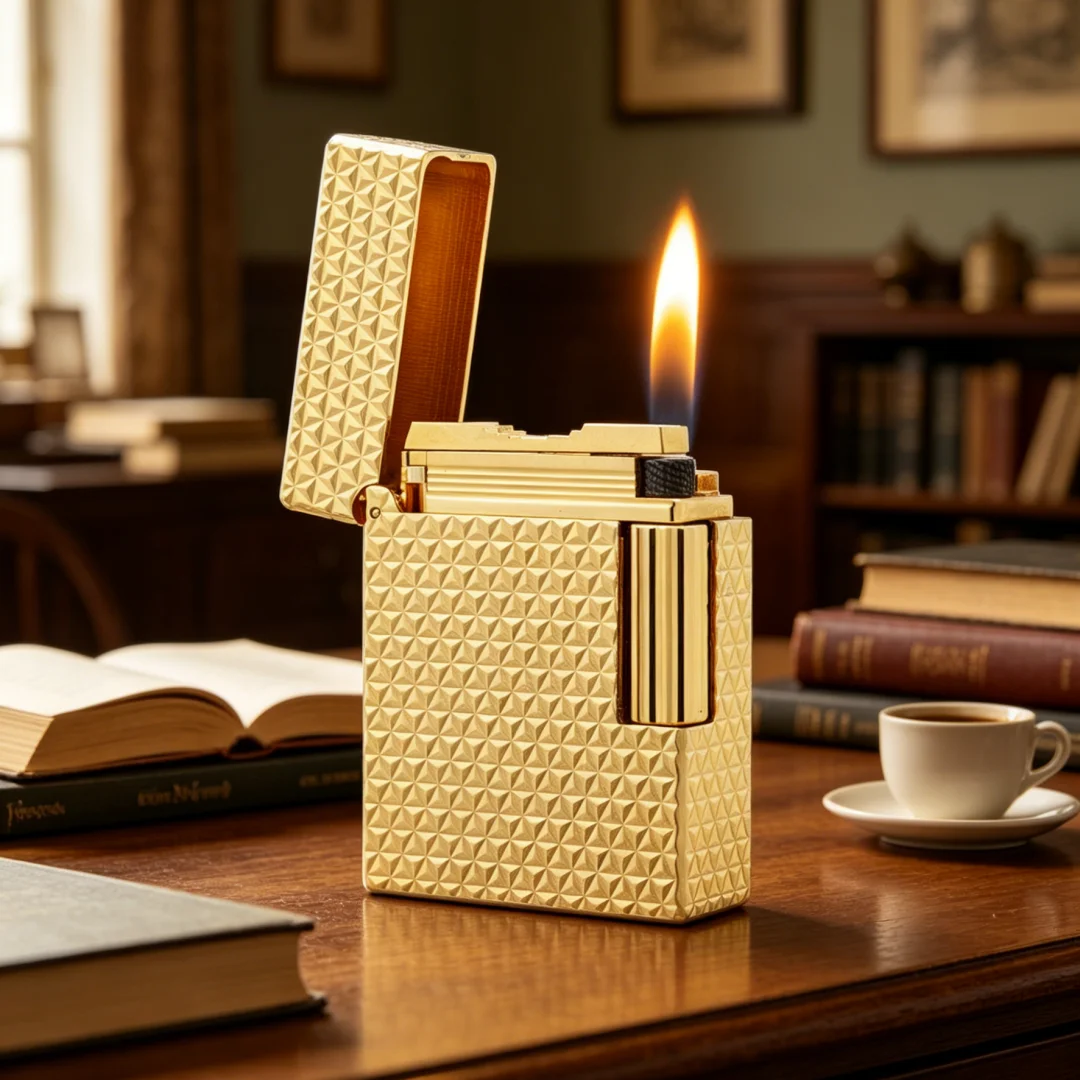 L1 Lighter Classic Parisian Nail Pattern Refillable Butane Single Flame Metal Cigar Lighter with Custom Accessories Kit, Luxury
L1 Lighter Classic Parisian Nail Pattern Refillable Butane Single Flame Metal Cigar Lighter with Custom Accessories Kit, Luxury