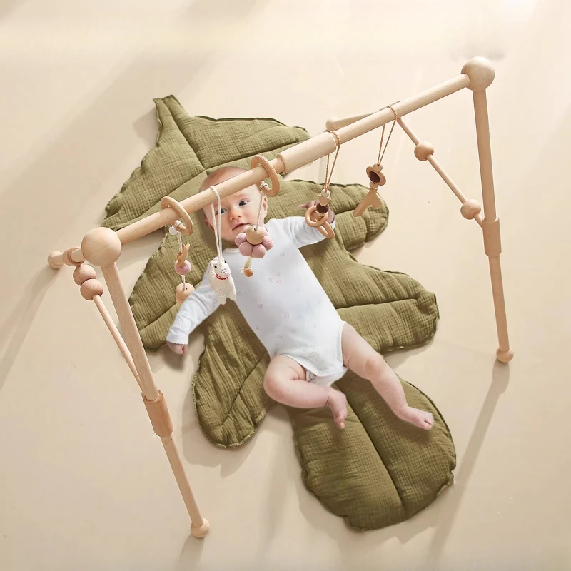 Montessori Wooden Baby Gym Playmat Essential 0-12M Infant Educational Activity Center Toy w/ Hanging Accessories
Montessori Wooden Baby Gym Playmat Essential 0-12M Infant Educational Activity Center Toy w/ Hanging Accessories