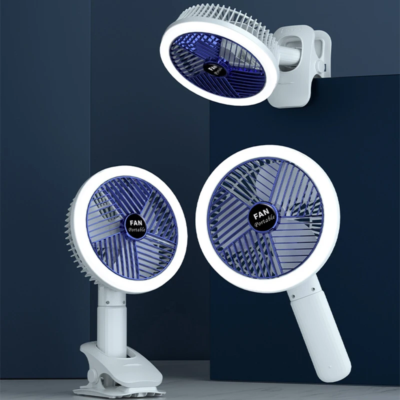 New multi-function clip night light small fan desktop fan base detachable handheld small fan TYPE-C rechargeable night light
New multi-function clip night light small fan desktop fan base detachable handheld small fan TYPE-C rechargeable night light