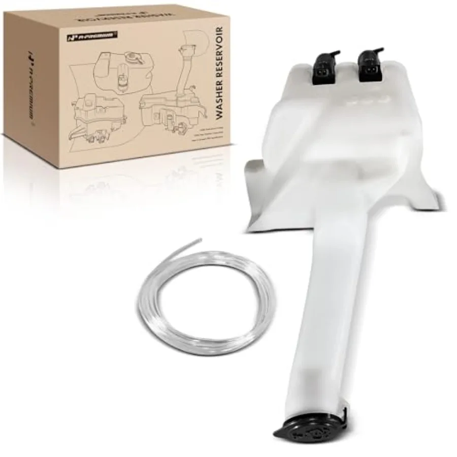 Windshield Washer Reservoir Tank Assembly Compatible with Mitsubishi Eclipse 2000 2001 2002 2003 2004 2005 - with Cap and Washe
Windshield Washer Reservoir Tank Assembly Compatible with Mitsubishi Eclipse 2000 2001 2002 2003 2004 2005 - with Cap and Washe