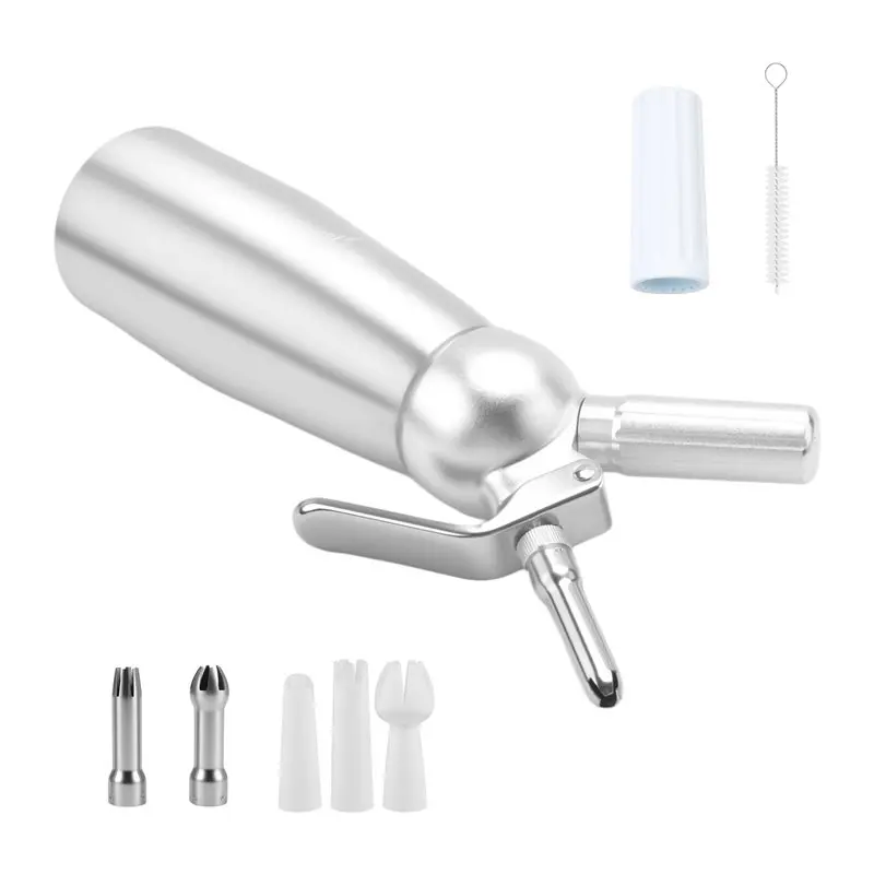 NEW HOT In Stock-Professional Whipped Cream Dispenser Stainless Steel 500ML Capacity Canister Homemade Whipped Cream Maker
NEW HOT In Stock-Professional Whipped Cream Dispenser Stainless Steel 500ML Capacity Canister Homemade Whipped Cream Maker
