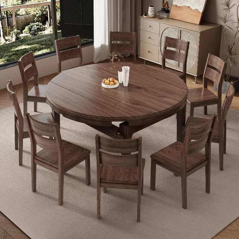 Extension Folding Dining Table Nordic Chair Round Legs Dining Table Minimalist Stand Mesa Dobravel Portatil Home Furniture 
Extension Folding Dining Table Nordic Chair Round Legs Dining Table Minimalist Stand Mesa Dobravel Portatil Home Furniture