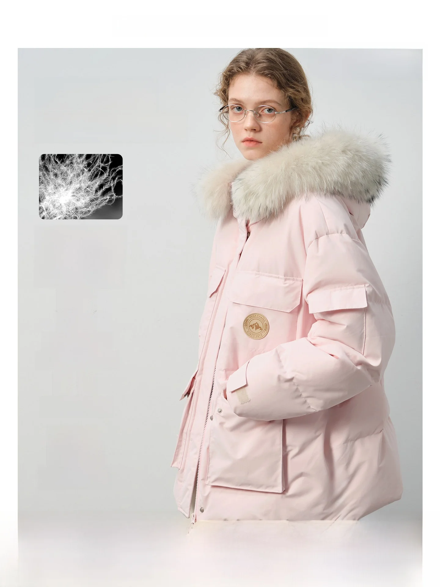 VEGA CHANG Women's Winter Puffer Jaet Casual Sle 90% down Coat Tee-Proof Workwear Comfortable Vest Warmth Assured
VEGA CHANG Women's Winter Puffer Jaet Casual Sle 90% down Coat Tee-Proof Workwear Comfortable Vest Warmth Assured