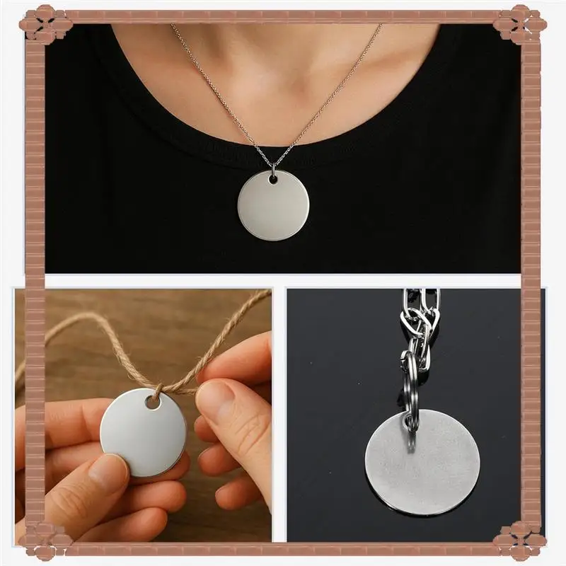 24-Hour Delivery Stainless Steel Key Tags For Engraving 100Pcs Metal Blank Dog Tags For Stamping With Hole 1.2 Inch
24-Hour Delivery Stainless Steel Key Tags For Engraving 100Pcs Metal Blank Dog Tags For Stamping With Hole 1.2 Inch