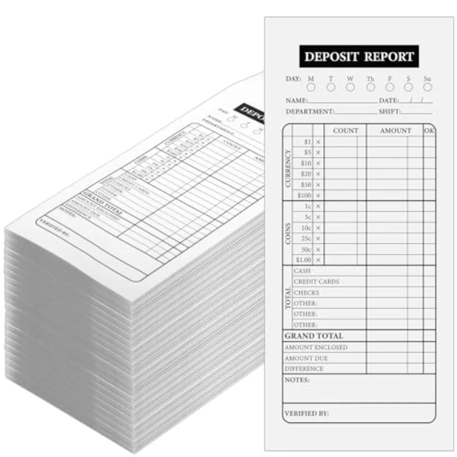 1000 Pieces Cash Deposit Envelopes Bulk 4 1/8'' x 9 1/2'' Cashier Drop Envelopes Budgeting Planning Bank for Cash Small Busines
1000 Pieces Cash Deposit Envelopes Bulk 4 1/8'' x 9 1/2'' Cashier Drop Envelopes Budgeting Planning Bank for Cash Small Busines