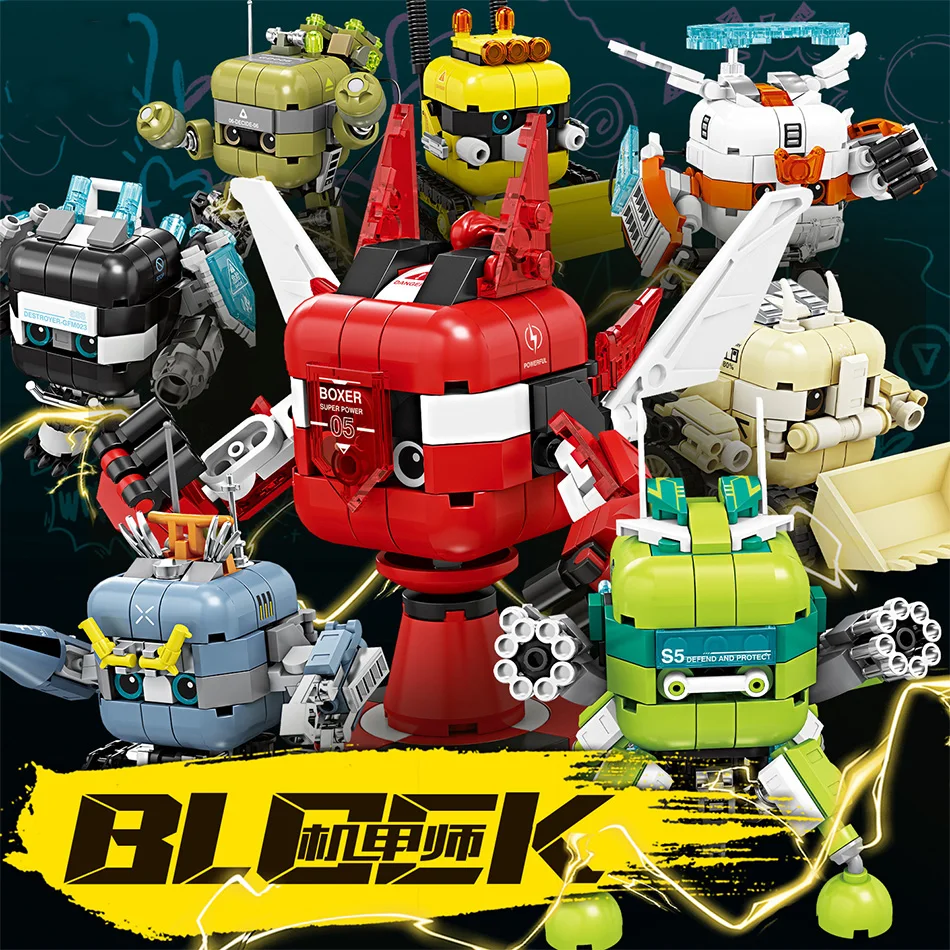 Mini Engineering Mecha Robot Building Blocks STEM DIY Educational Model Toys Decorative Ornament Holiday Birthday Gifts For Kids
Mini Engineering Mecha Robot Building Blocks STEM DIY Educational Model Toys Decorative Ornament Holiday Birthday Gifts For Kids
