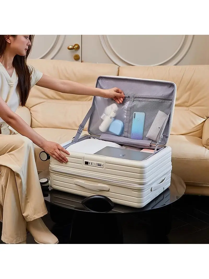 Expandable Multi-Function Lage Suitcase with Carry-On Password Lo Travel Bag 24 26 Inch Flip Cover Carry-On Baggage
Expandable Multi-Function Lage Suitcase with Carry-On Password Lo Travel Bag 24 26 Inch Flip Cover Carry-On Baggage