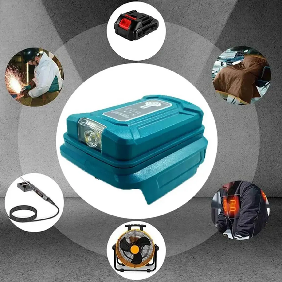 A23PBG 3X for Makita18V with USB Battery Adapter Fast Charging for Makita 18V Battery Charger Adapter
A23PBG 3X for Makita18V with USB Battery Adapter Fast Charging for Makita 18V Battery Charger Adapter